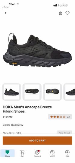 New Hoka men’s 10.5 B