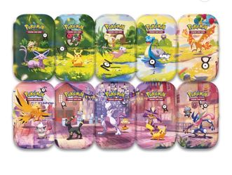 Pokémon TCG Mini Tin Collection Set of 10