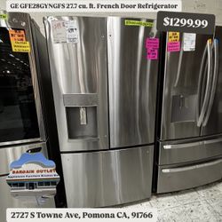 🔥 GE GFE28GYNGFS 27.7 cu. ft. French Door Refrigerator – Clearance $1299.99 🔥