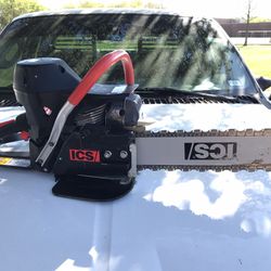 ICS 680ES Gas Powered Concrete Cutting Chainsaw Package with 12" Guidebar and Force3 Diamond Chain