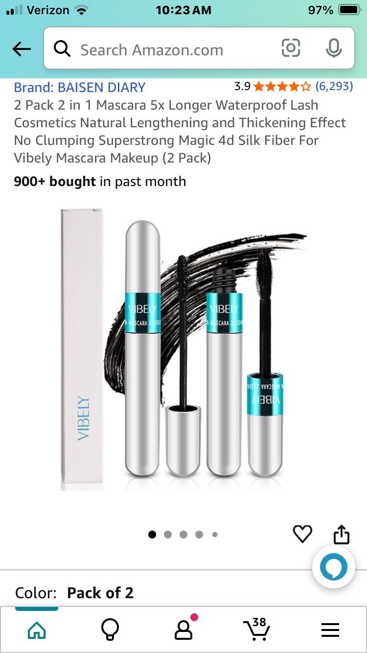 MASCARA 2 In 1 Waterproof “VIBELY” 