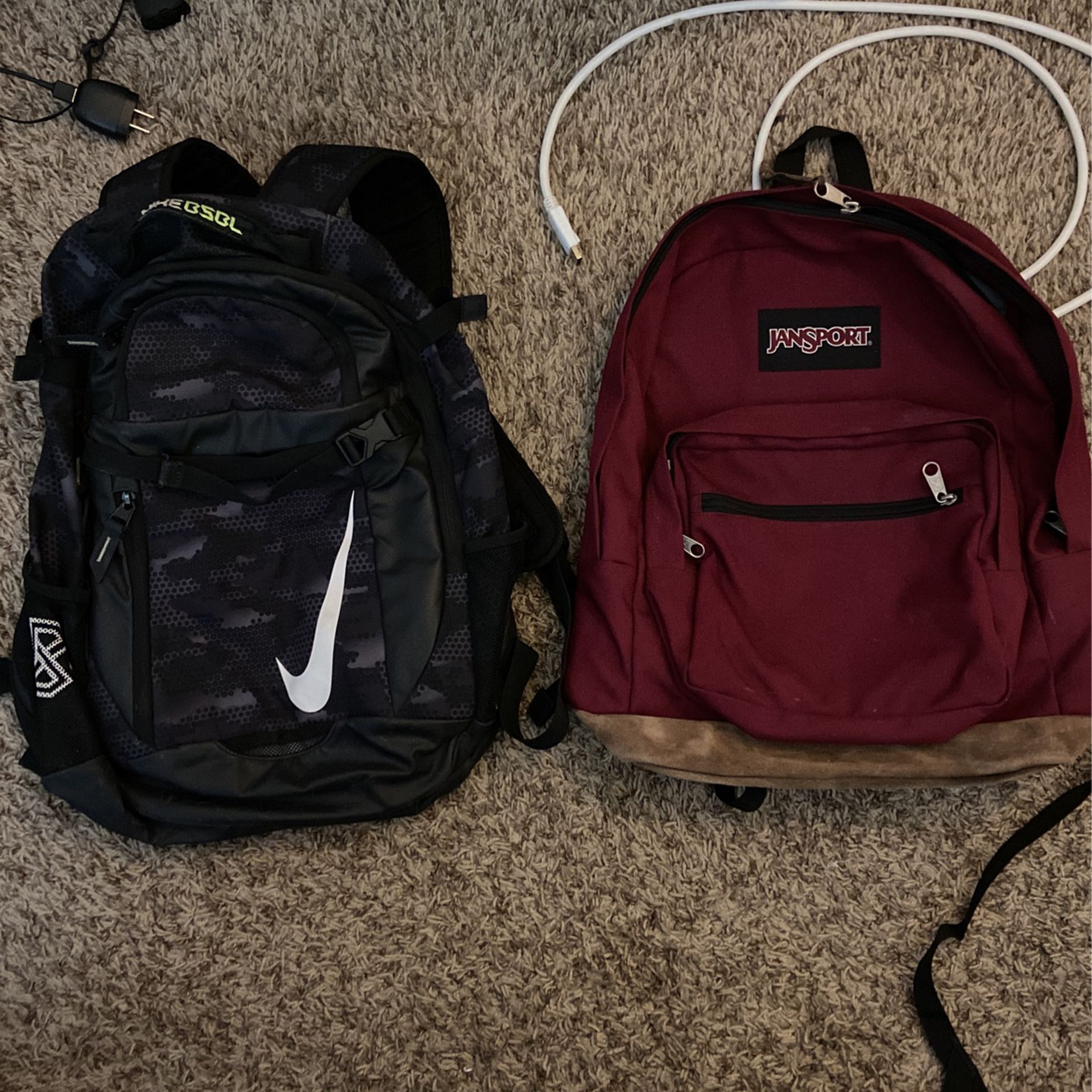 Jansport & Nike Backpack