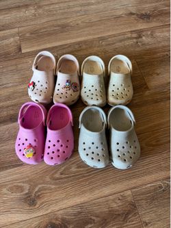 Toddler Girl Crocs - all size 8C