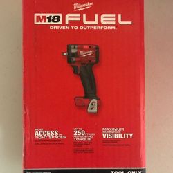 Milwaukee 2854-20 FUEL M18 18 Volt Compact 3/8 Inch Impact Wrench