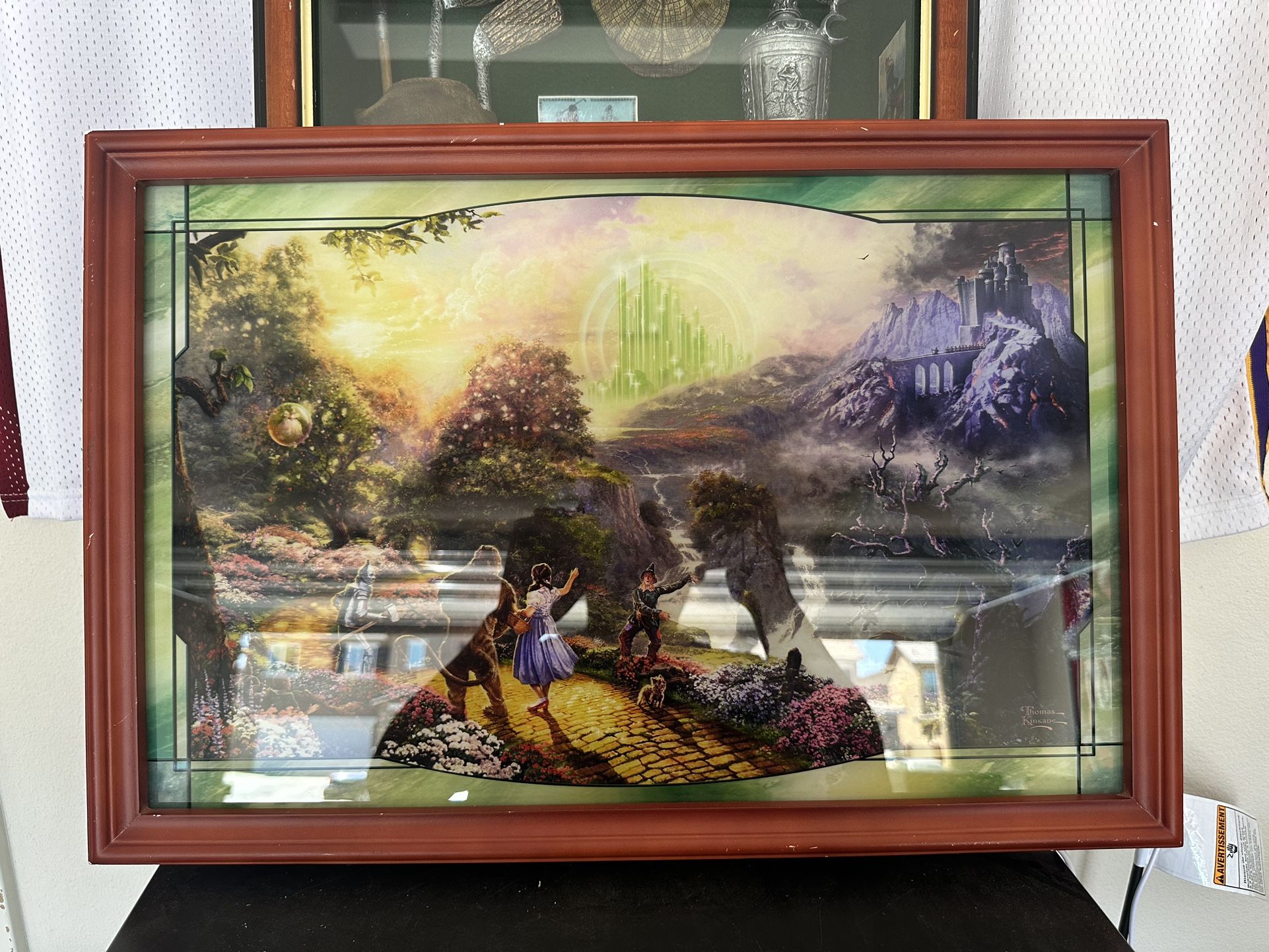 Thomas Kinkade WIZARD OF OZ ILLUMINATED PANORAMA DOROTHY EMERALD CITY