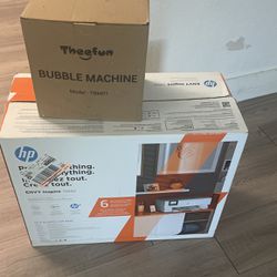 Printer and bubble machine 
