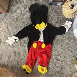 Mickey Costume 3 To 6 Months