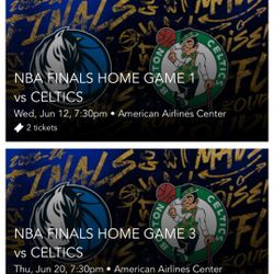 NBA Finals Tickets Game 3 Dallas Mavericks Vs Boston Celtics