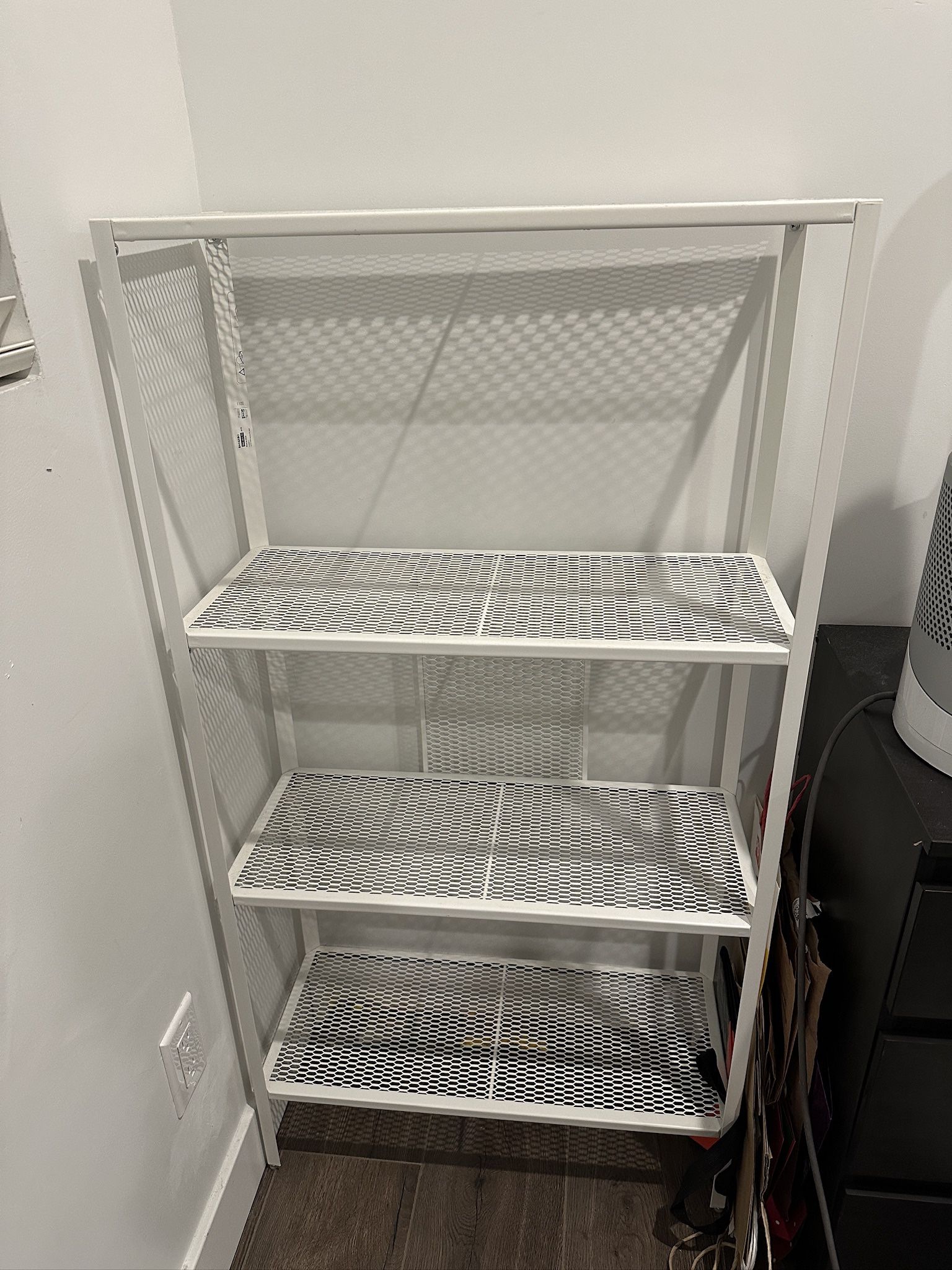 White Metal Shelf