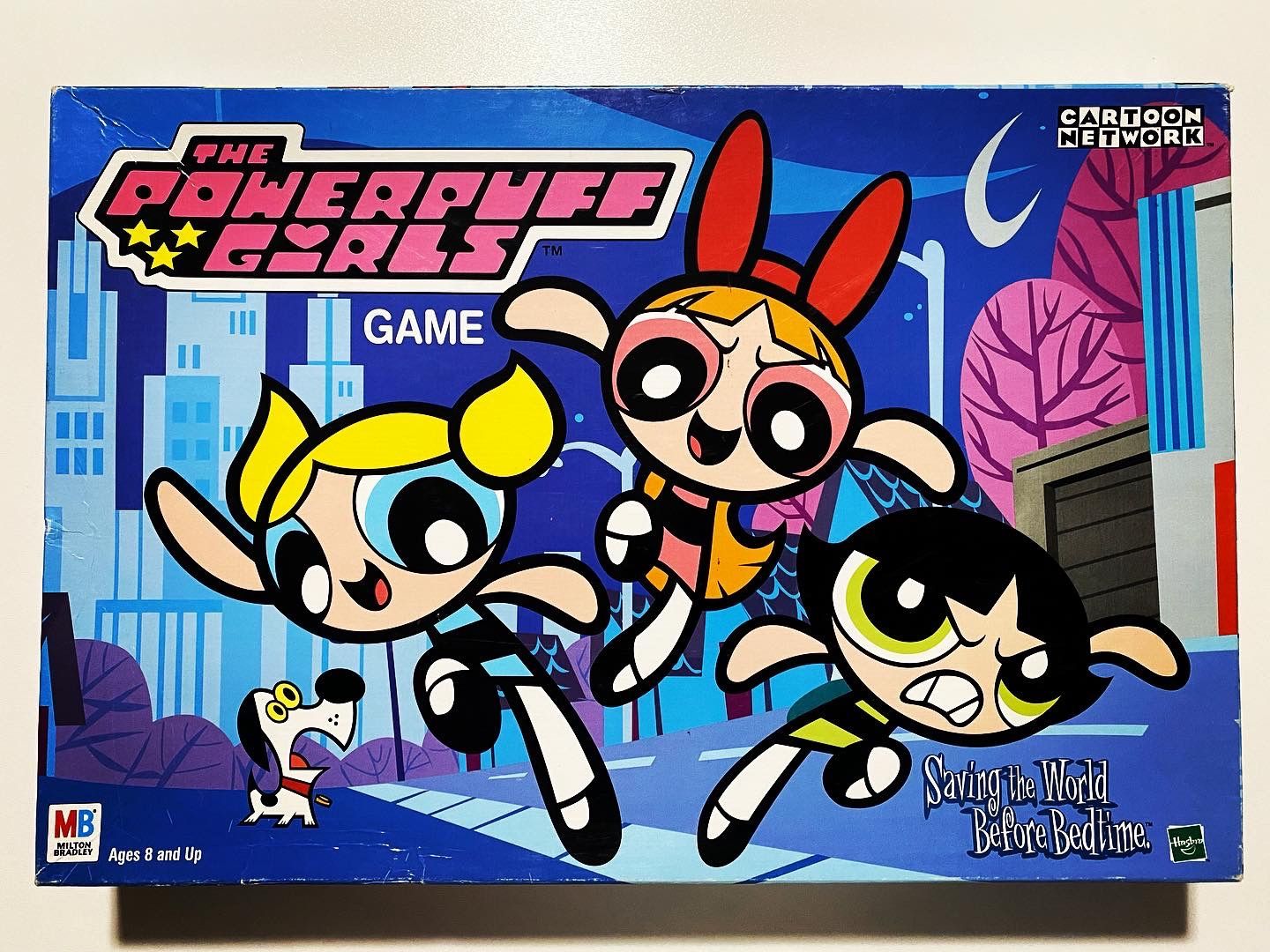 Vintage 2000 The Powerpuff Girls Board Game Milton Bradley