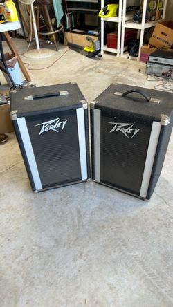 80s Peavey PA speakers