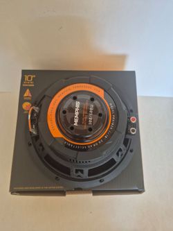 MEMPHIS ( 1 ) 10 INCH 2 OR 4 OHM SELECTABLE VOICE COIL CAR SUBWOOFER 600 WATTS