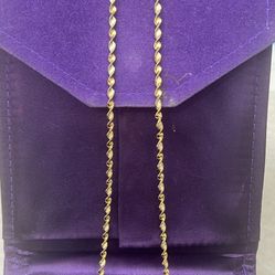 Ladies Chain sterling Silver 925 17 3/4”