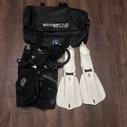 ScubaPro Scuba Diving Gear Bundle made in Italy size M