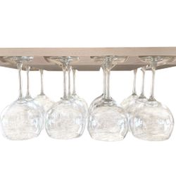 (Brand New) Wood Glass rack 