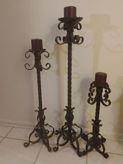 Set of vintage candlebras