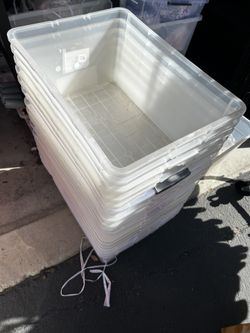Plastic Storage Bins $3 Each