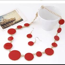 Wild Red Jewelry Set