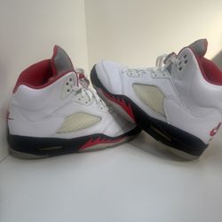Jordan 5 Retro Fire Red Silver Tongue (2020) 