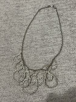 925 Silver Hammer Style necklace