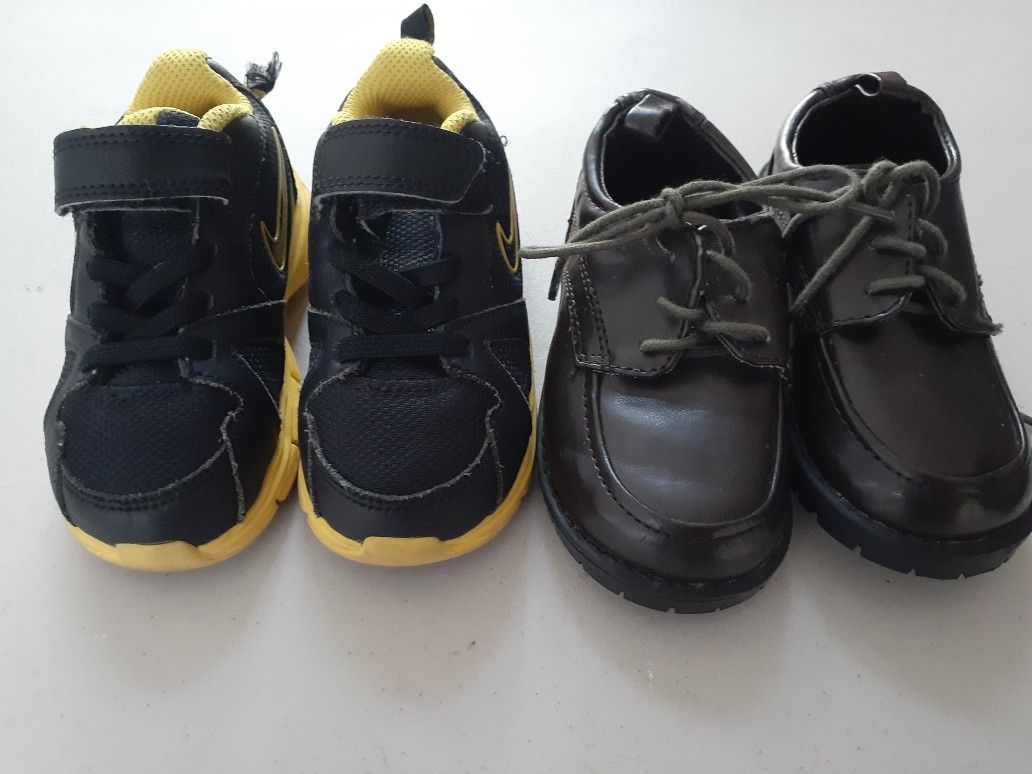 BOY SHOES SIZE 7...2 PAIRS