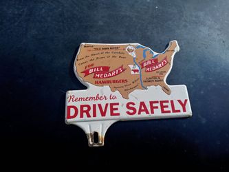 30s 40s 50s 20s car and pickup truck license plate topper original