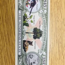 Florida Commemorative bill $20.00 CASH, TEXT FOR PRICES. 