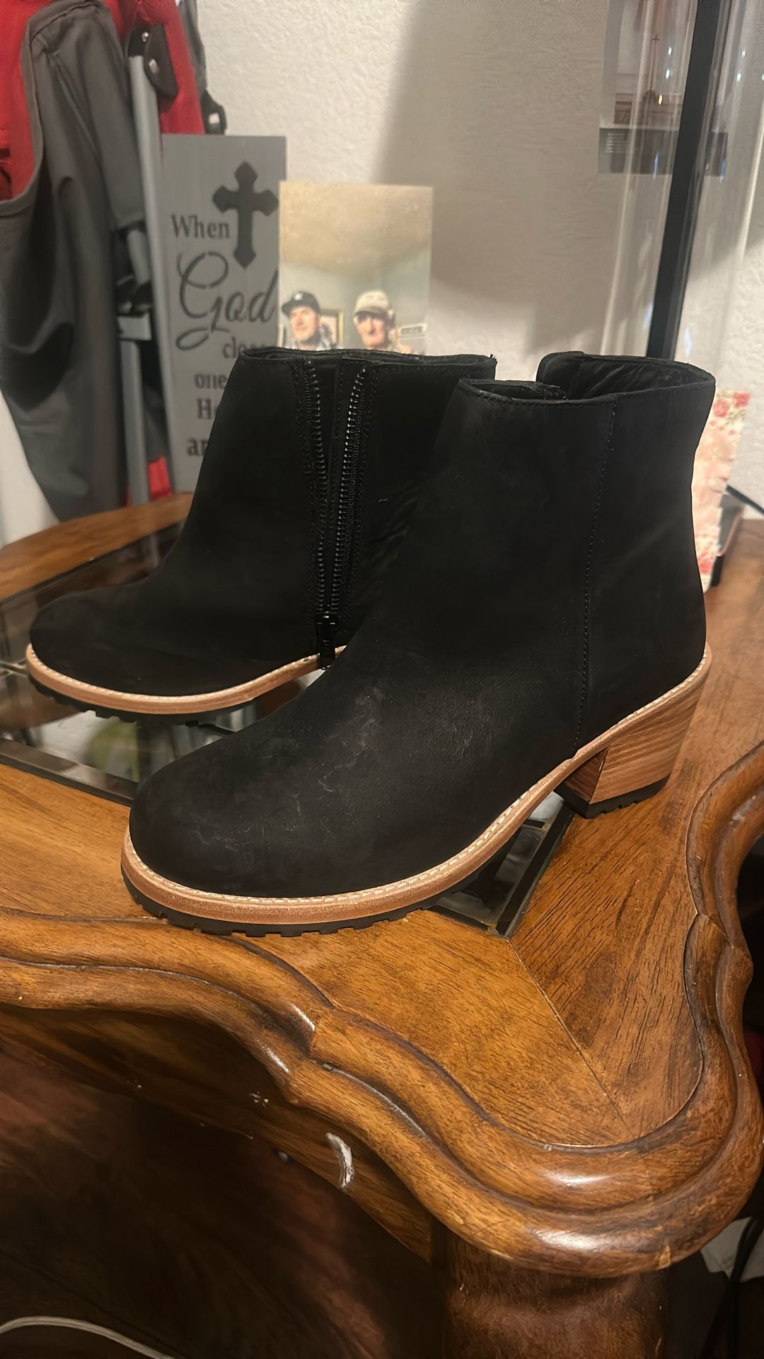 patina low cut boots