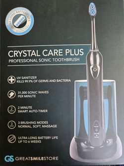 Crystal Care Plus Sonic Toothbrush & UV Sanitizer