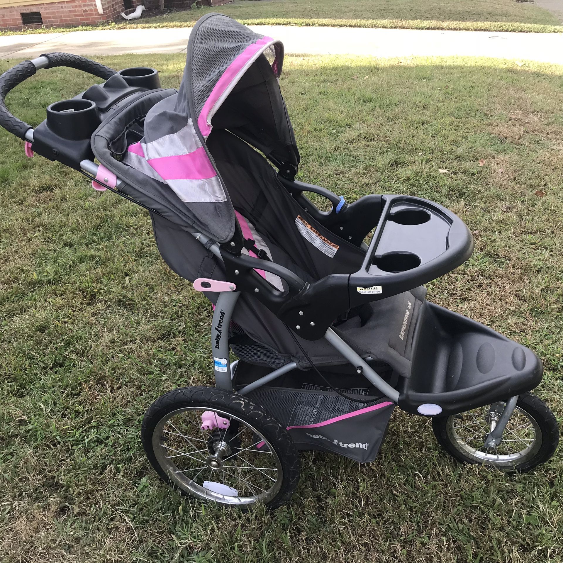 Baby trend jogging stroller with speakers