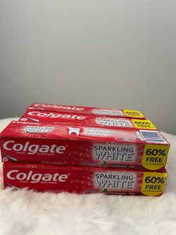 Colgate Sparkling White Cinnamint Toothpaste 6-Pack