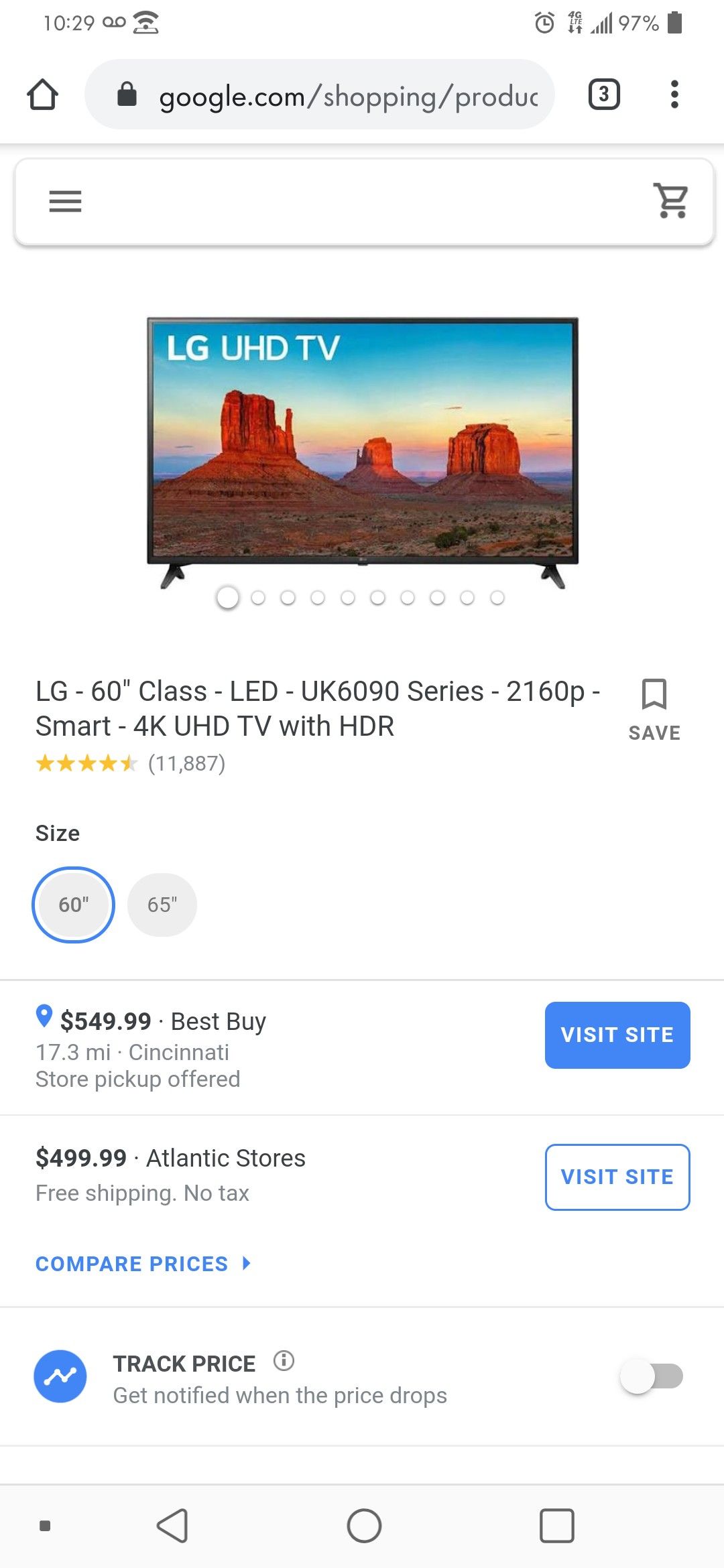 Samsung 60inch smart tv
