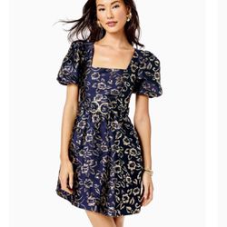 Lilly Pulitzer NWT Kasslyn dress, Size 14 lilly Pulitzer Navy Formal Dress