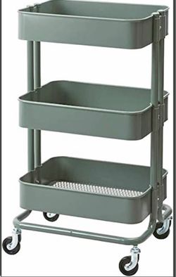 IKEA RÅSKOG 3-Tier Rolling Storage Cart