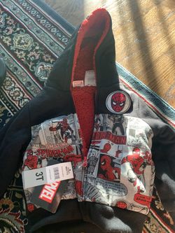 New Spider-Man Toddler Hoddie