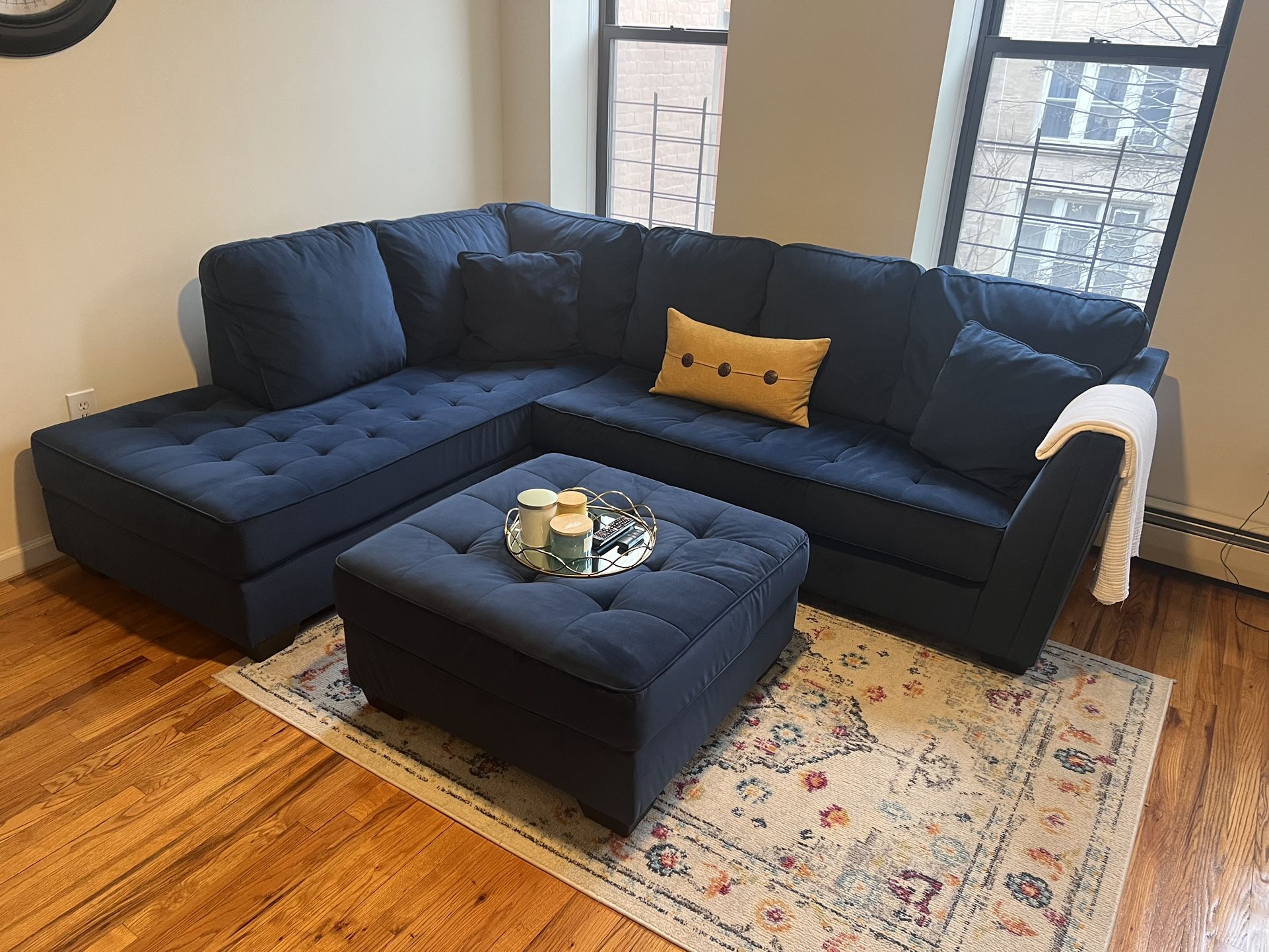 Beautiful Sofa & Ottoman - Like New!