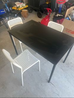Wooden Ikea table