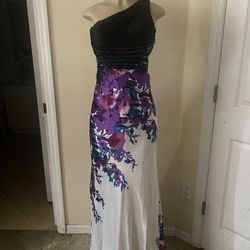 Sequined Topped Dress From Cache Size 2