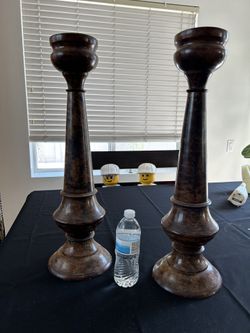 Huge Candle Holders- Both $10