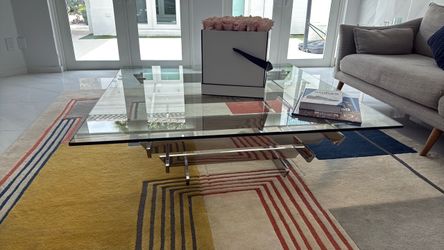 Glass Center table