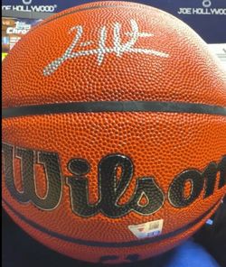 Signed basketball