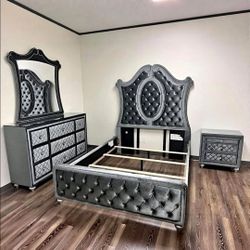Master Bedroom Furniture Set Queen King Size Bed Frame dresser mirror nightstand chest mattress Only $39 Down Payment 👉 PLEASE ASK FOR JON GREEN WHEN
