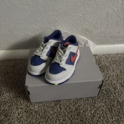 Nike Air Force 1 Low – Toddler Boys Size 10C – Grey/Blue/Orange