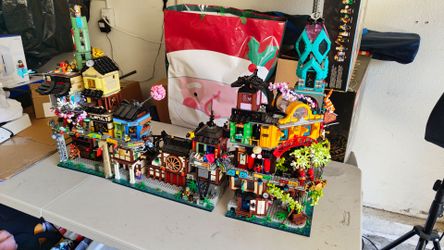 Lego Ninjago City + Docks + Gardens
