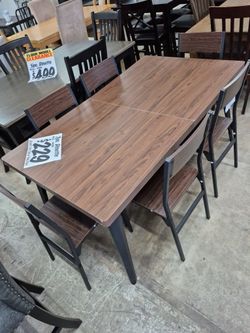 Table with six chairs