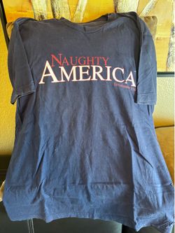 Classic vintage Naughty America T-Shirt size Large