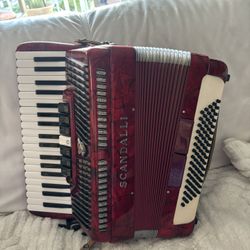Accordion Scandalli 80 Bass 3 Voice Accordion Original Owner 