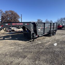 2026 ED Trailers 16 FT Gooseneck Dump Trailer