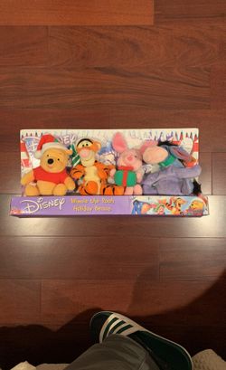 Disney Pooh Holiday Bean Plush