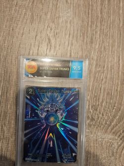 Dragon Ball Super Super Saiyan Trunks BT13-041 Foil TGA 9.5 Gem Mint Holo Label